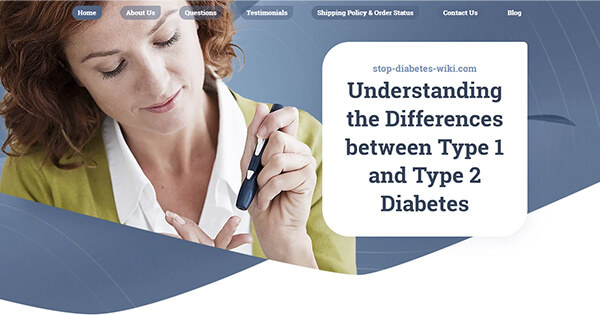 Understanding the Differences between Type 1 and Type 2 Diabetes