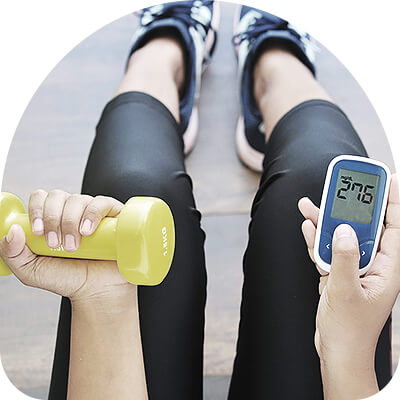 Exercise on diabetes control